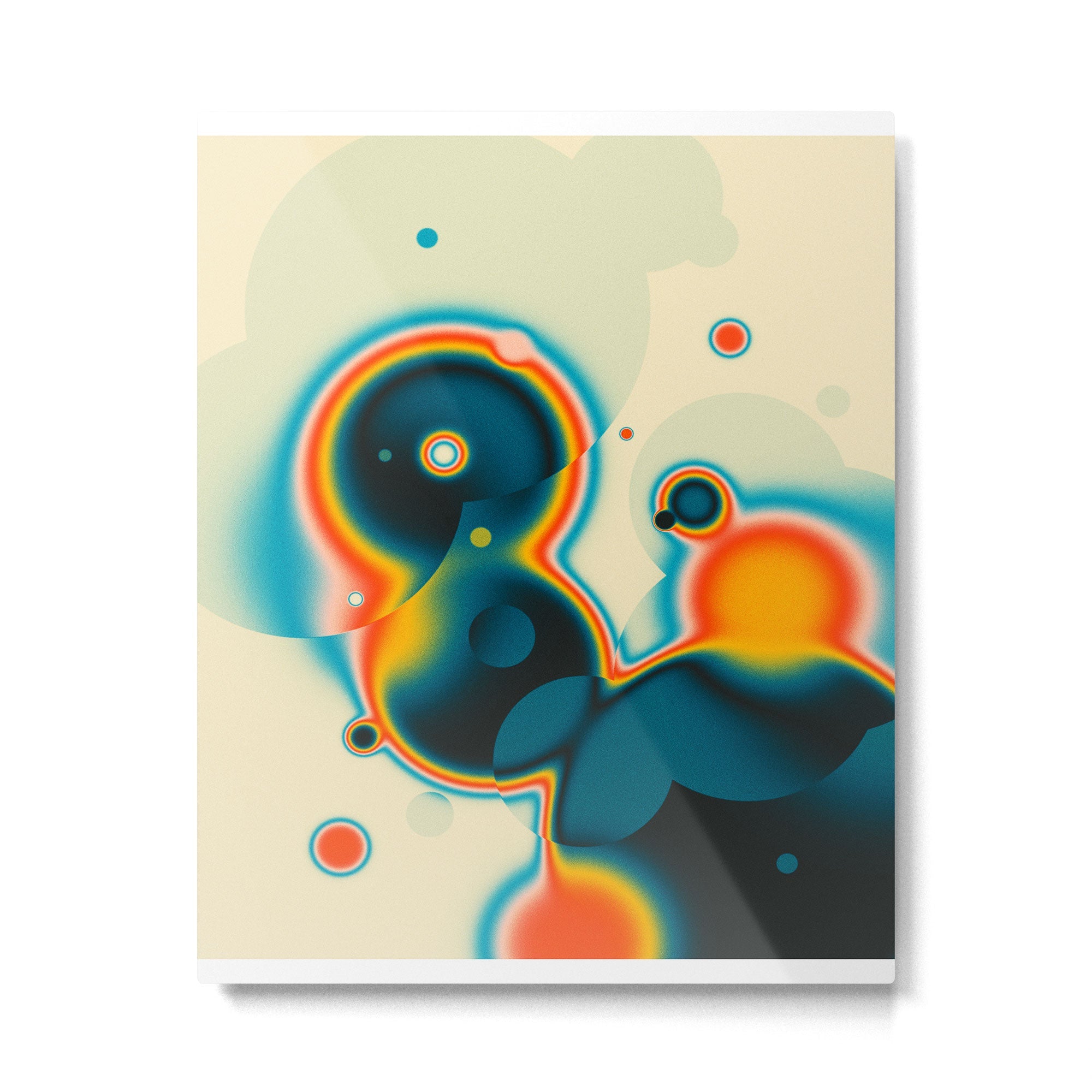 REACTION 2 Metal Print | TeksDecor