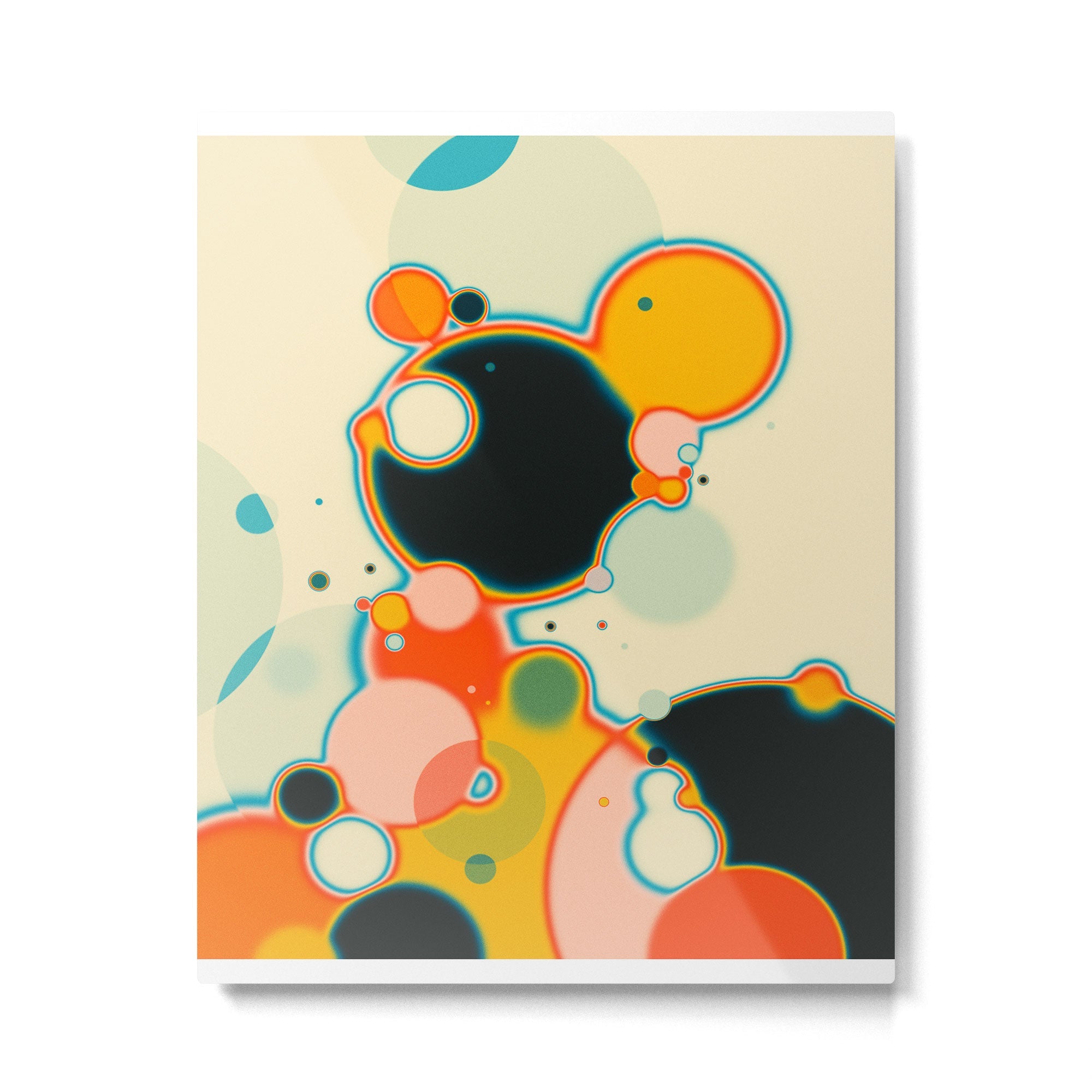 REACTION 3 Metal Print | TeksDecor