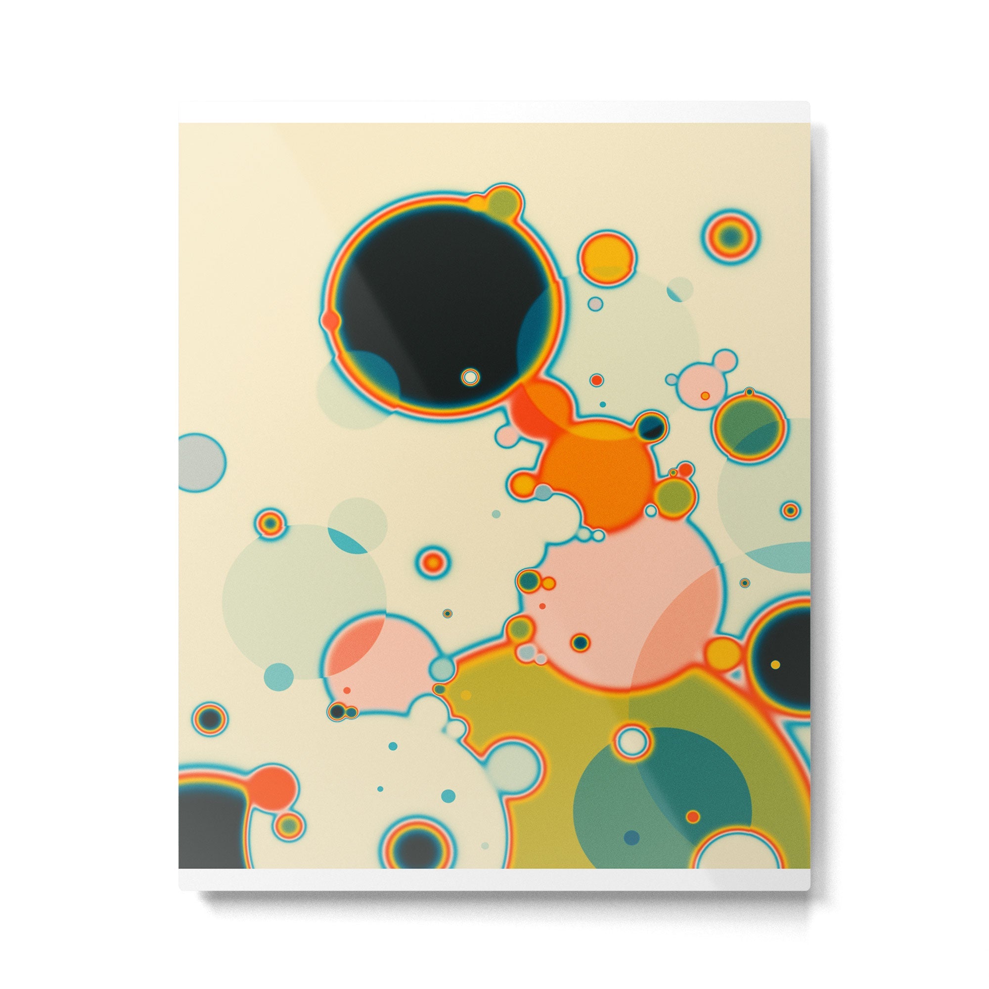 REACTION 4 Metal Print | TeksDecor