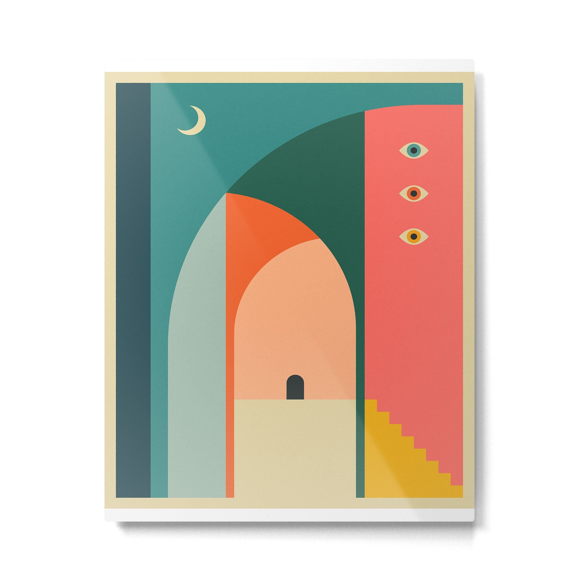 SLEEPWALKING 5 Metal Print | TeksDecor