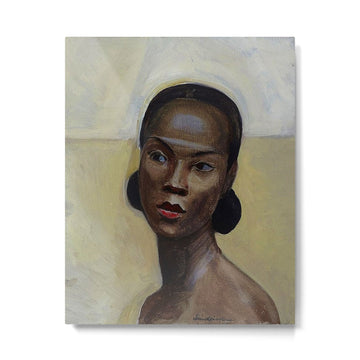 African American Masterpiece 'Portrait of a Black Woman' by Sergey Sudeikin  Metal Print | TeksDecor