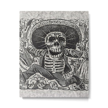 Calavera Oaxaque?a - D?a de los Muertos - Mexican Day of the Dead by Jose Guadalupe Posada Metal Print | TeksDecor
