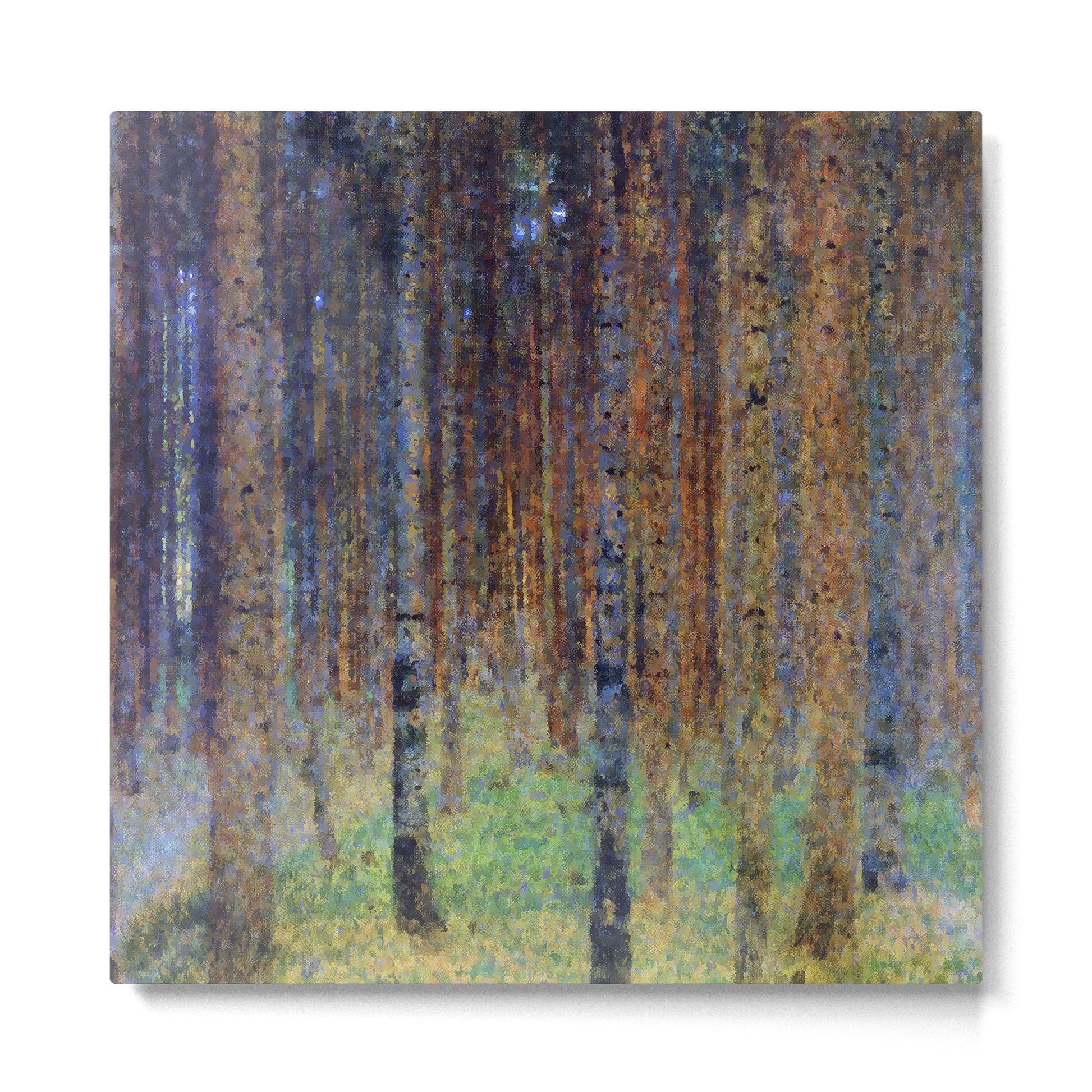 Gustav Klimt Pine Forest II Metal Print | TeksDecor