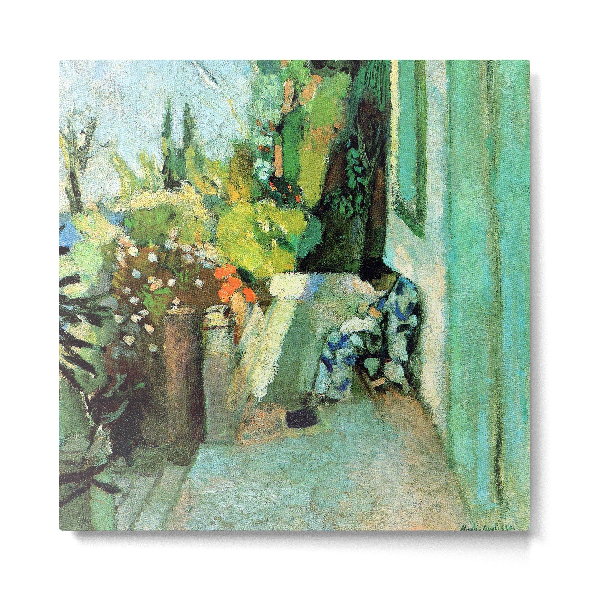 Henri Matisse Terrace at Saint Tropez Metal Print | TeksDecor