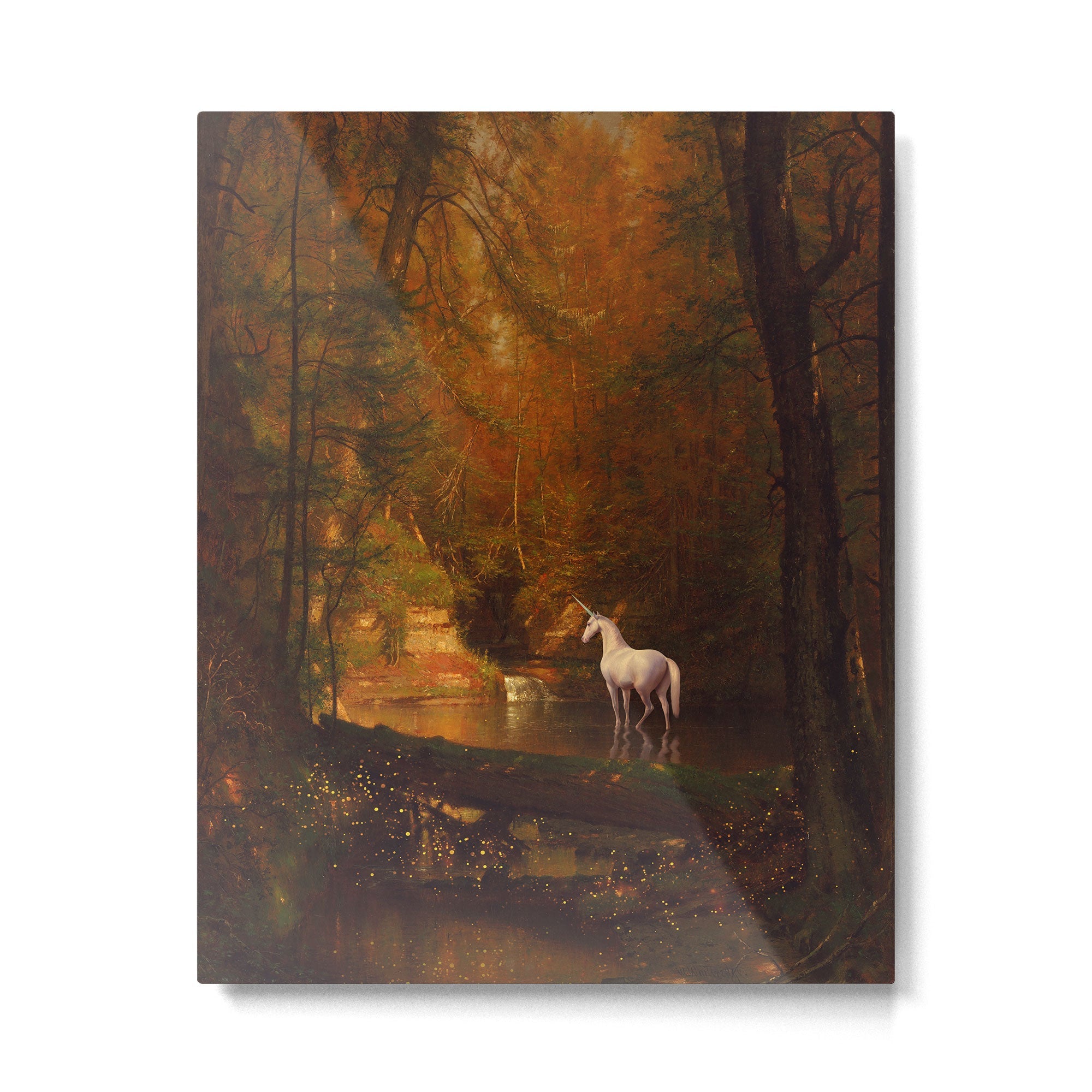 THE LAST UNICORN Metal Print | TeksDecor