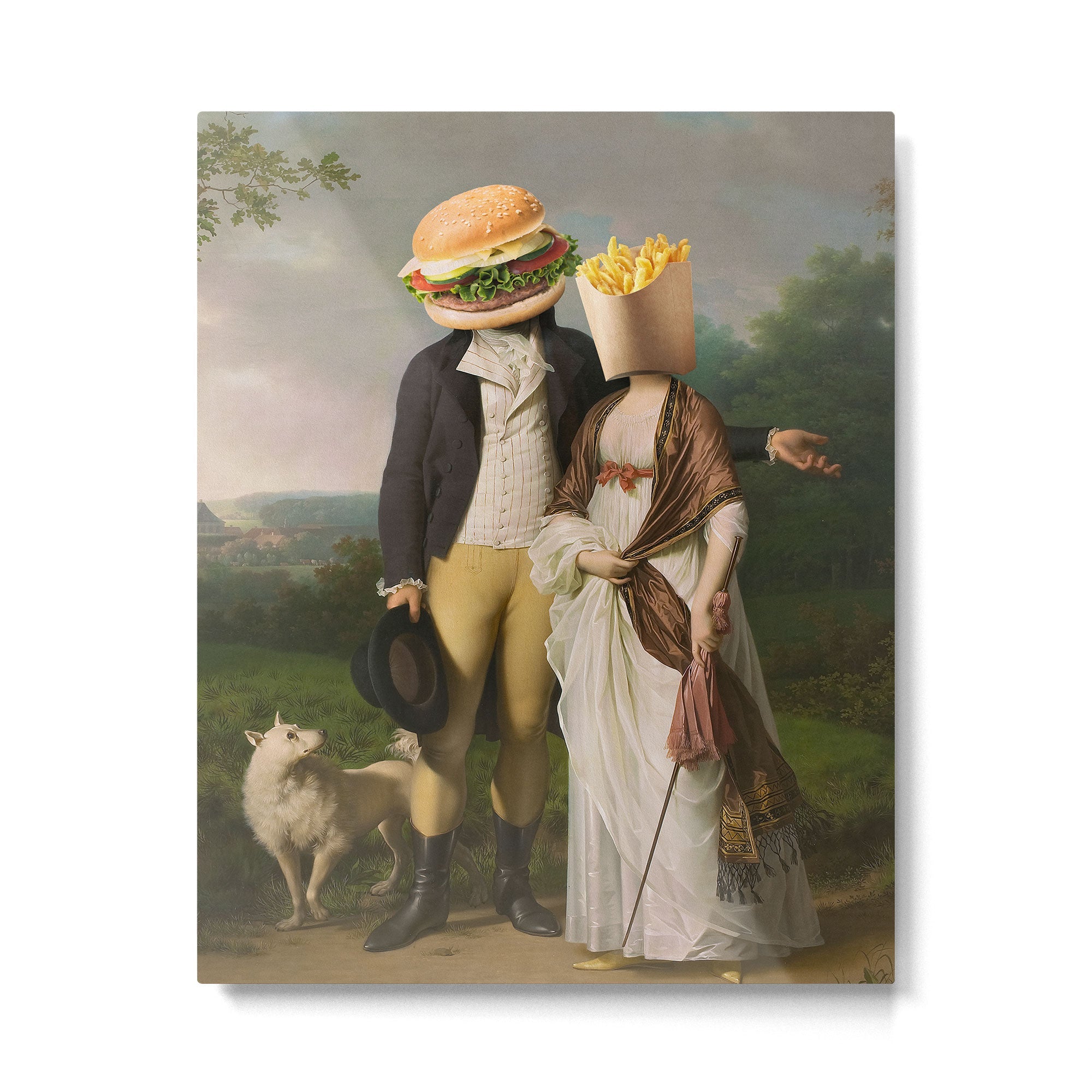 THE PERFECT MATCH Metal Print | TeksDecor