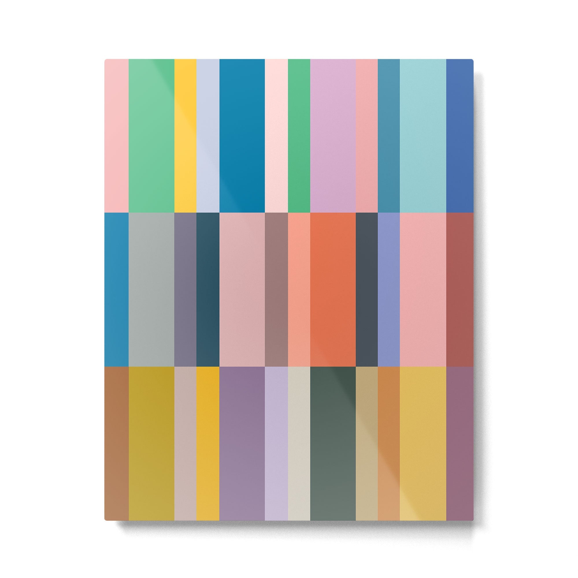 Lines 73 Metal Print | TeksDecor