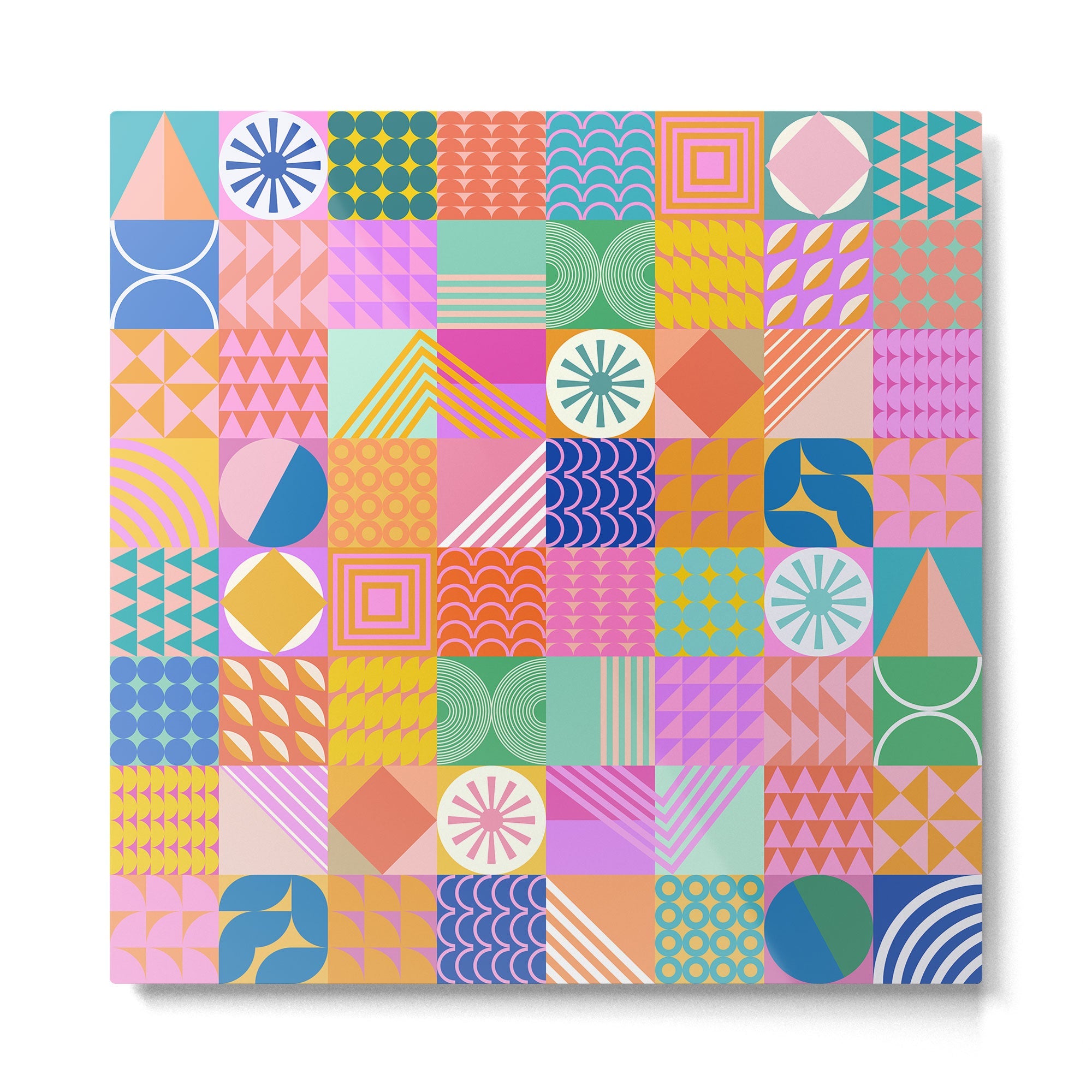 Shapes 81 Metal Print | TeksDecor