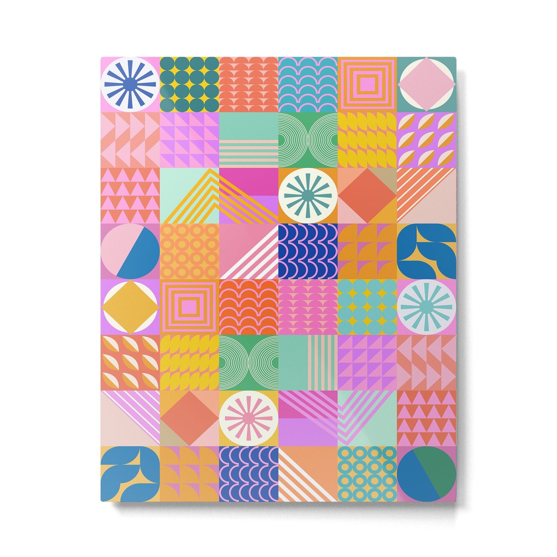Shapes 81 Metal Print | TeksDecor