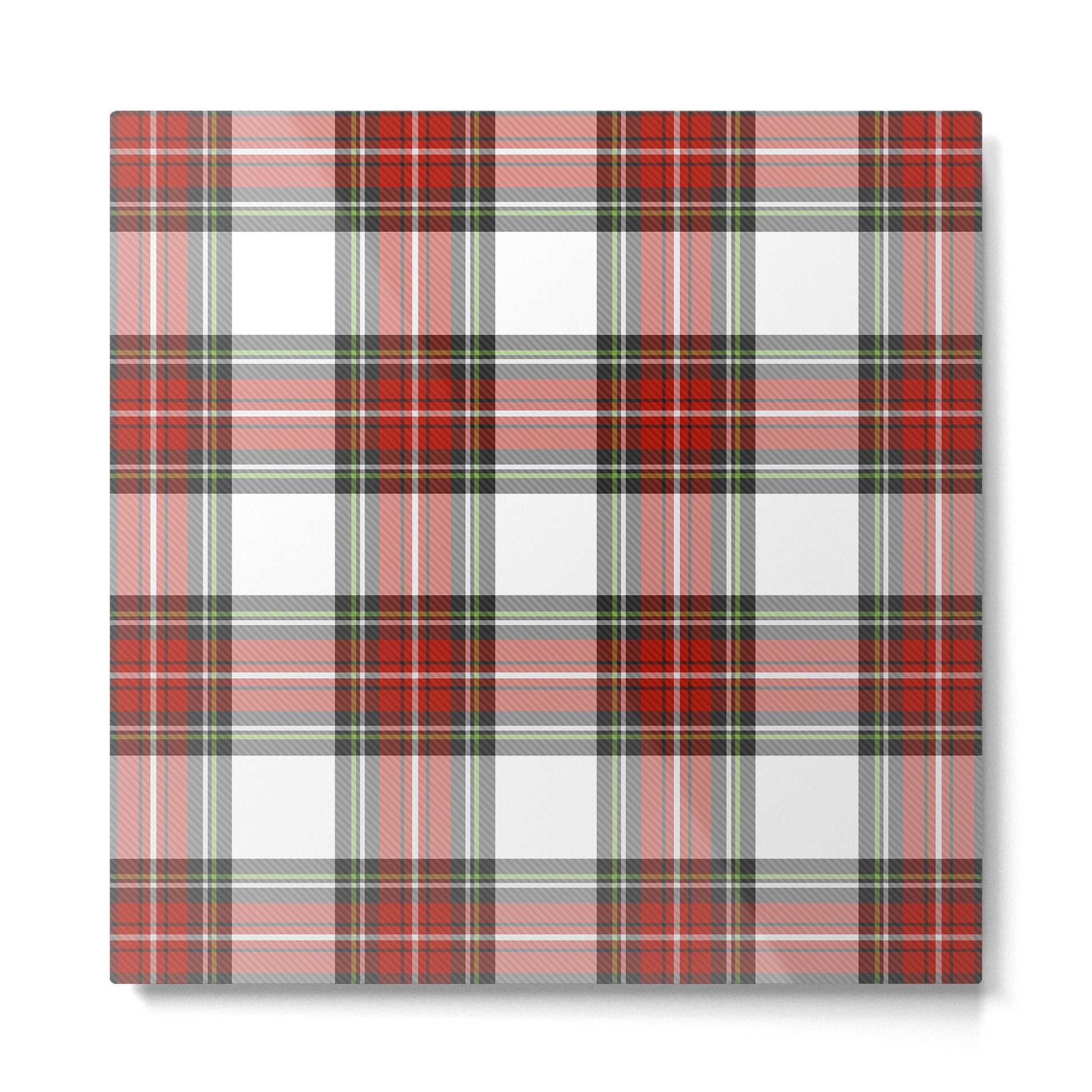 Christmas Tartan Plaid Metal Print | TeksDecor