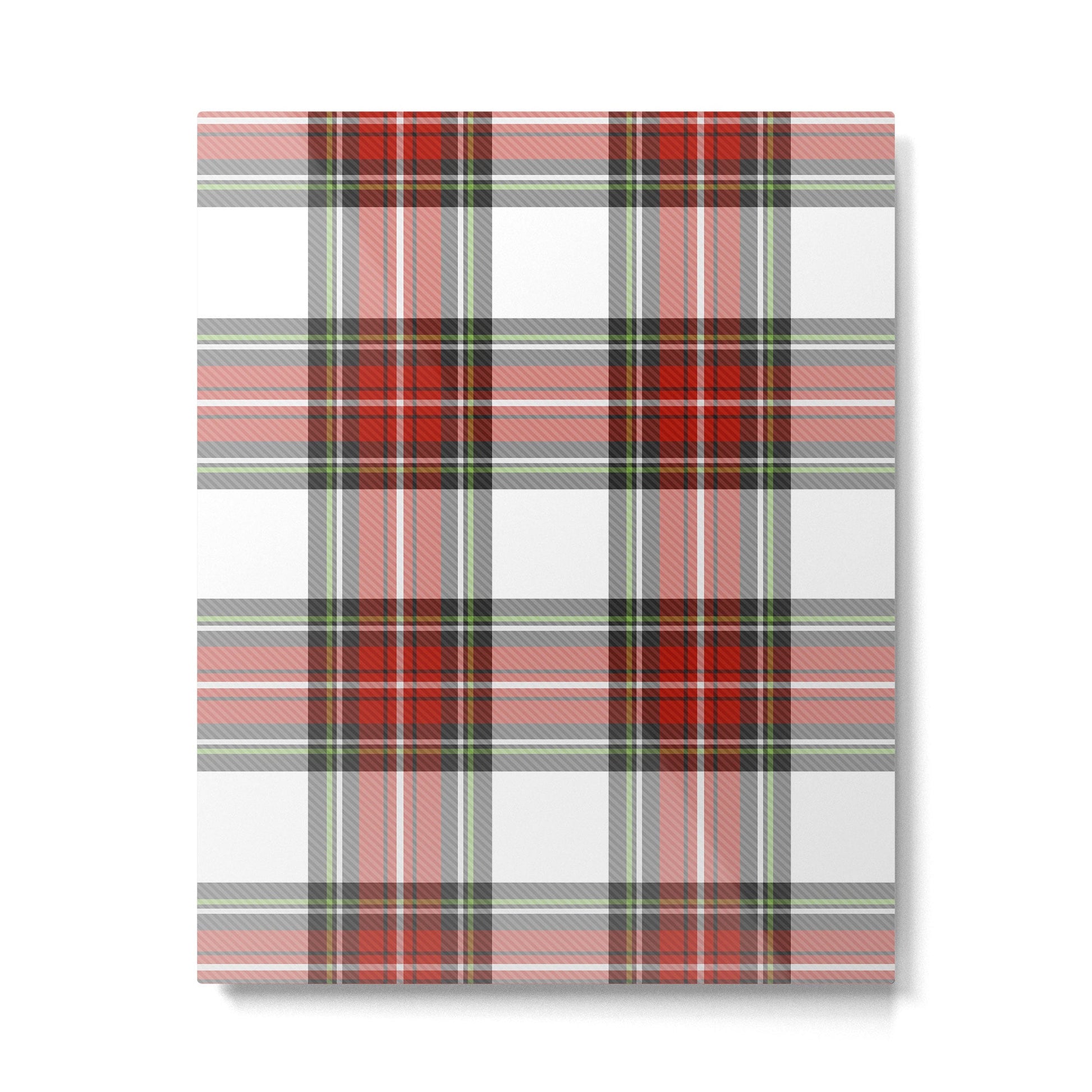Christmas Tartan Plaid Metal Print | TeksDecor