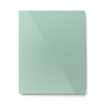 1950s Mint Green Solid Metal Print | TeksDecor