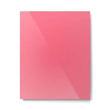 Bright Watermelon Pink Solid Colour  Metal Print | TeksDecor