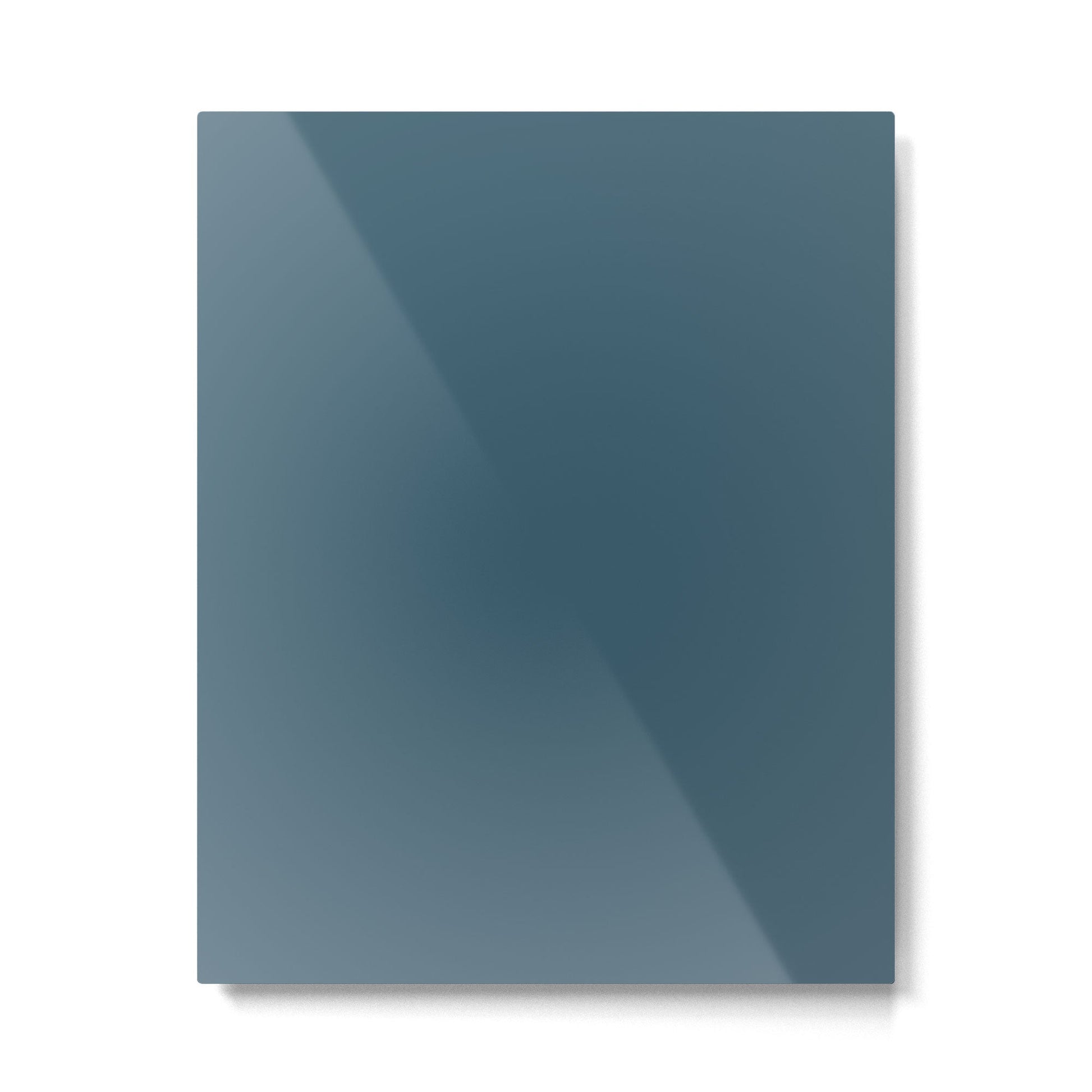 Deep Teal Solid Colour Metal Print | TeksDecor