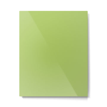Happy Light Lime Green Solid Metal Print | TeksDecor