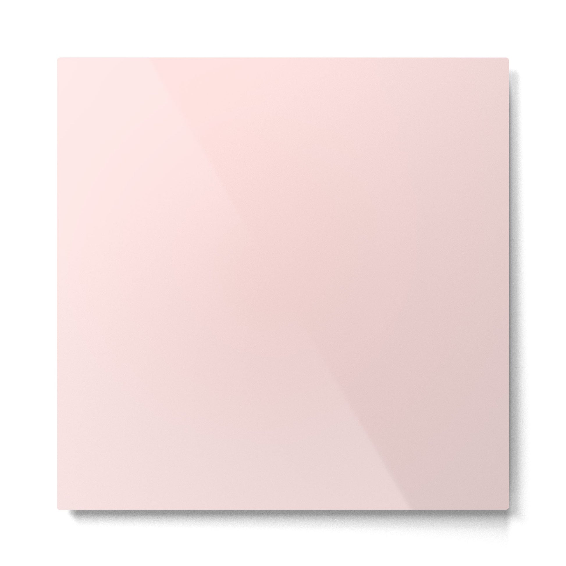 Light Pink Solid Color Metal Print | TeksDecor