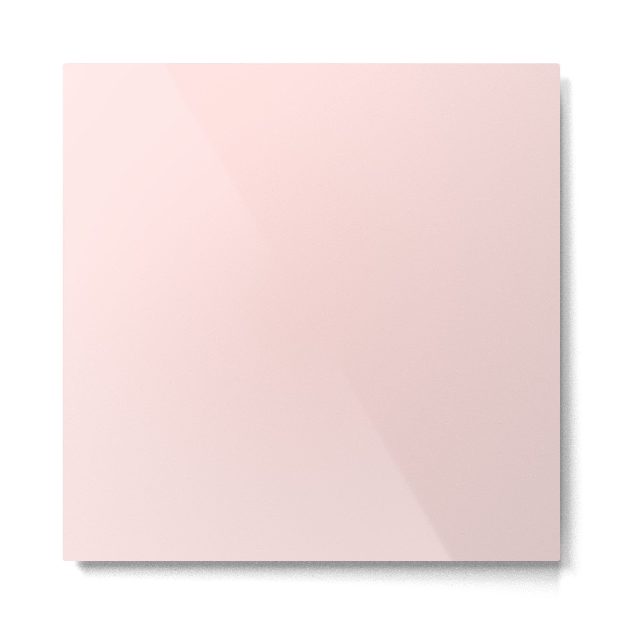 Light Pink Solid Color Metal Print | TeksDecor