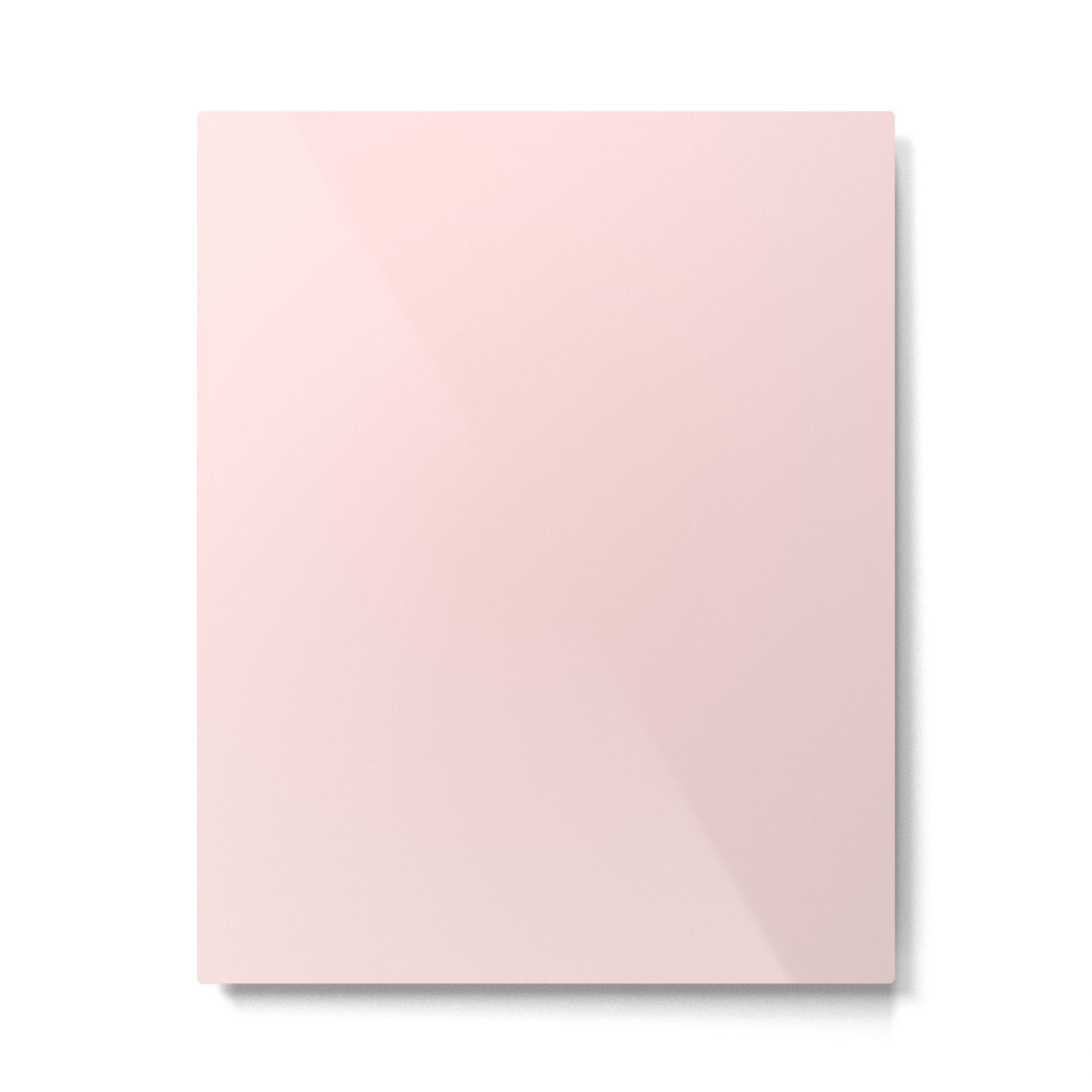 Light Pink Solid Color Metal Print | TeksDecor