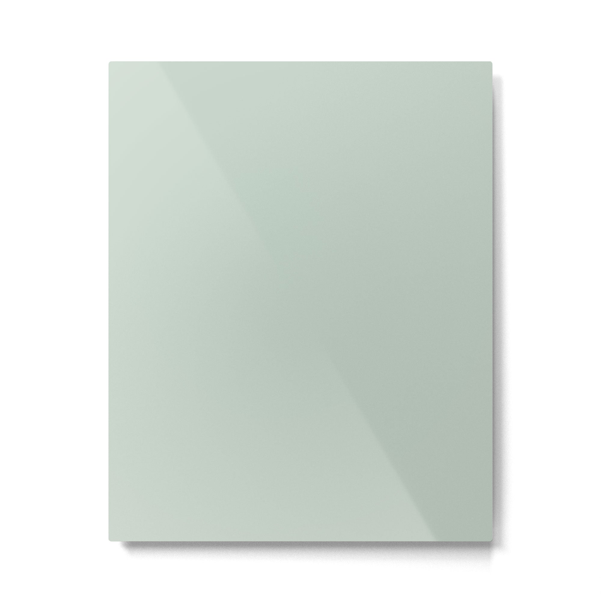 Light Sage Green Solid Metal Print | TeksDecor