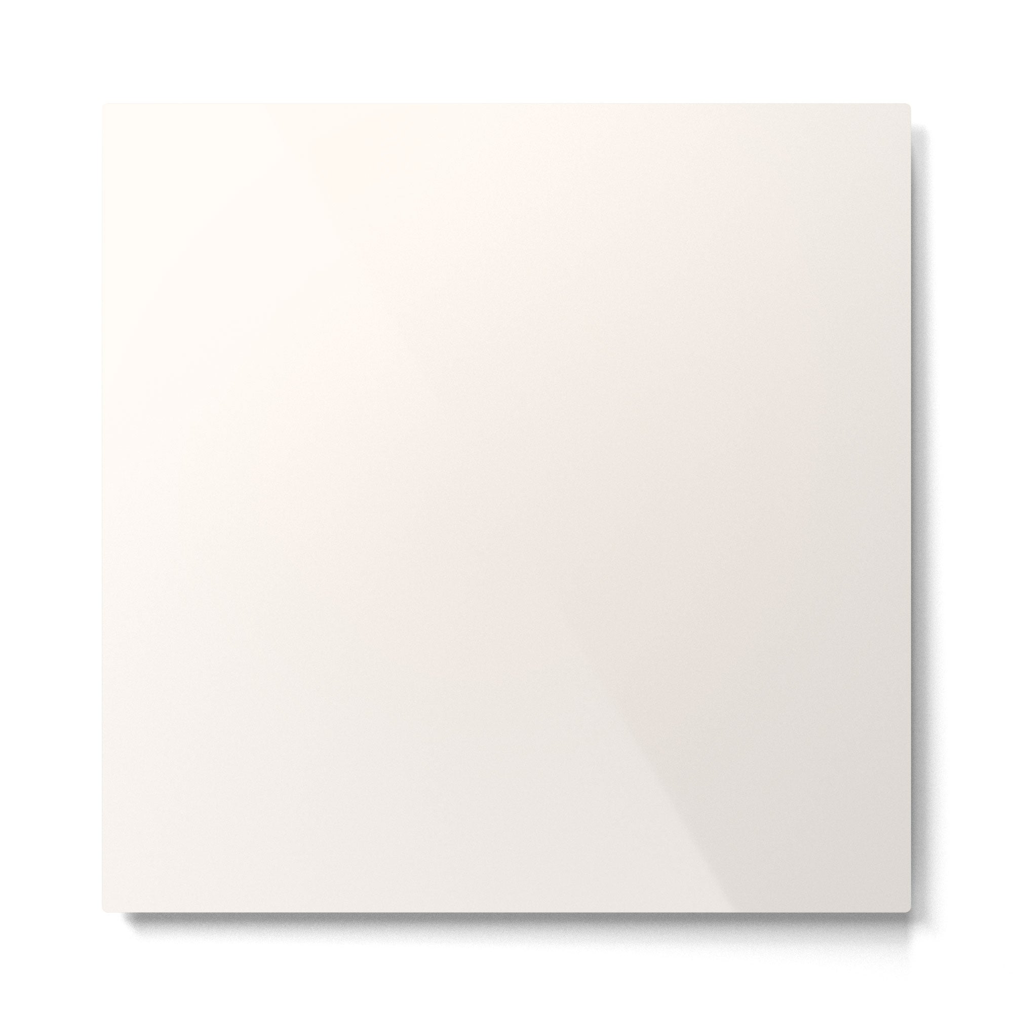 Pale Cream  Nearly White Plain Vanilla Solid  Metal Print | TeksDecor
