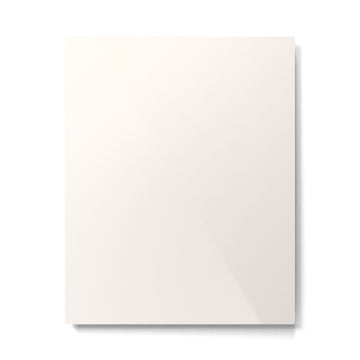 Pale Cream  Nearly White Plain Vanilla Solid  Metal Print | TeksDecor