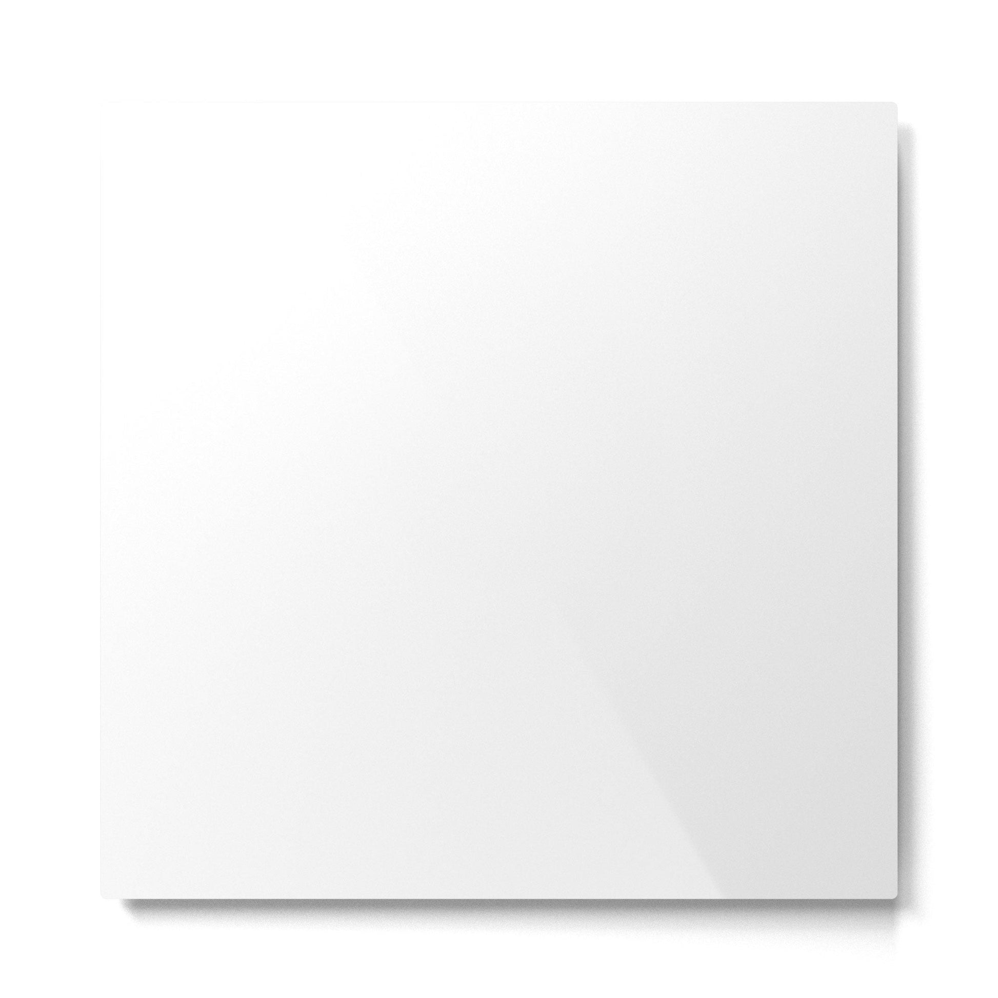 Whitest White Plain Solid  Metal Print | TeksDecor
