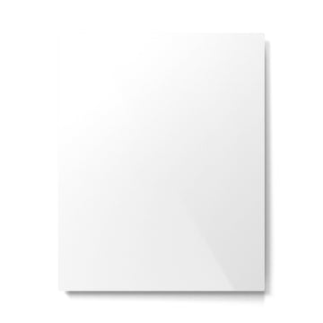 Whitest White Plain Solid  Metal Print | TeksDecor