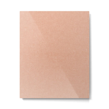 solid woven - peach Metal Print | TeksDecor