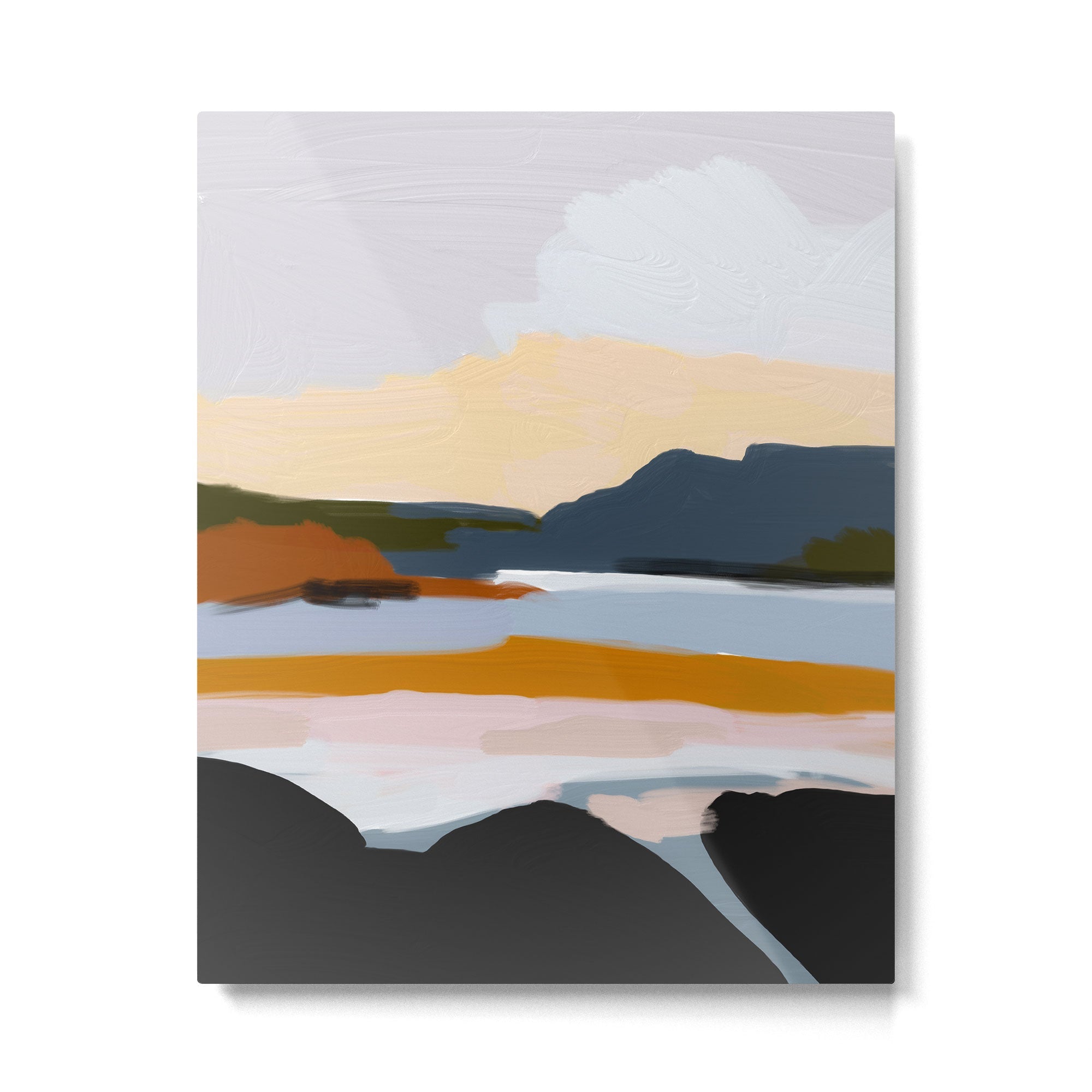 abstract silence Metal Print | TeksDecor