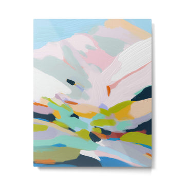 abstract summer hills Metal Print | TeksDecor