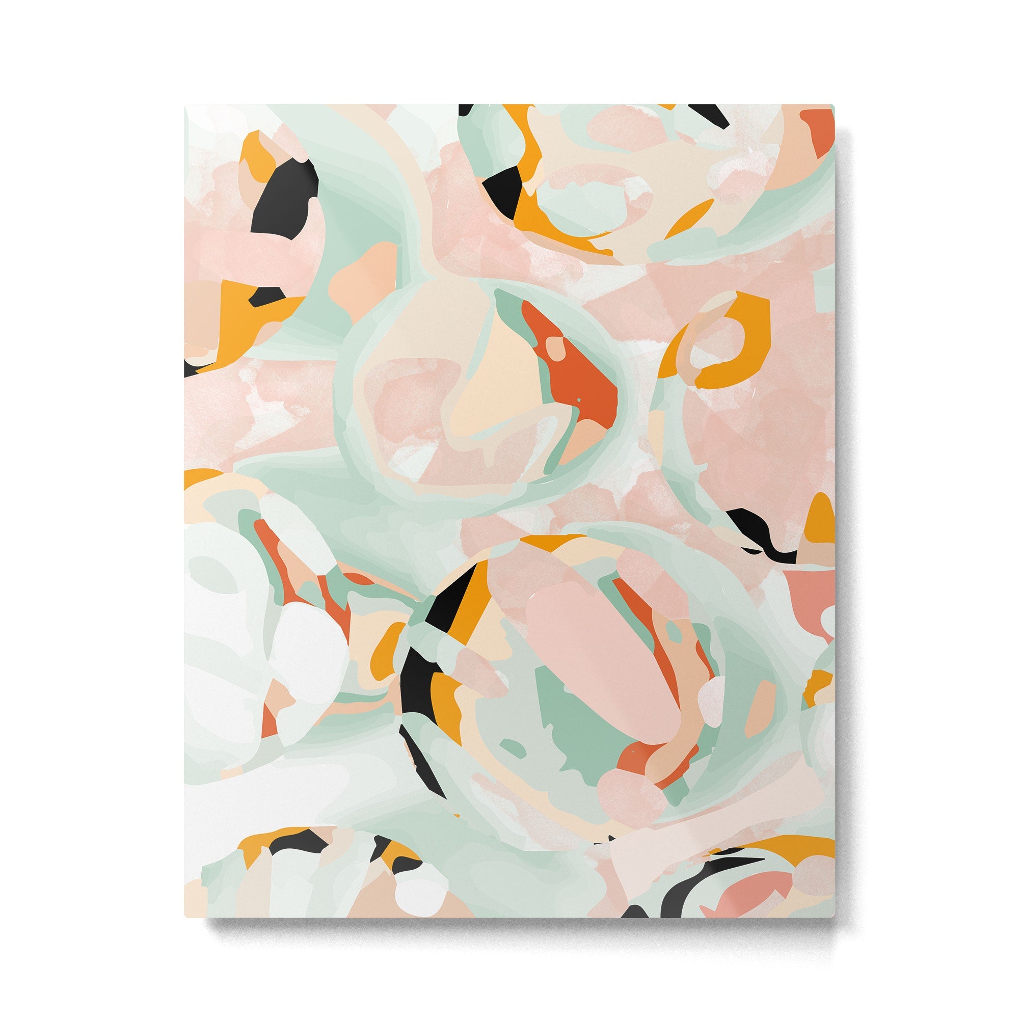 abstraction study in pastels Metal Print | TeksDecor
