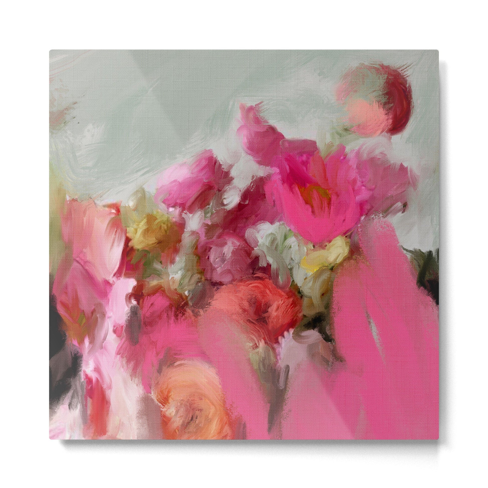 Bouquet floral abstract art Metal Print | TeksDecor