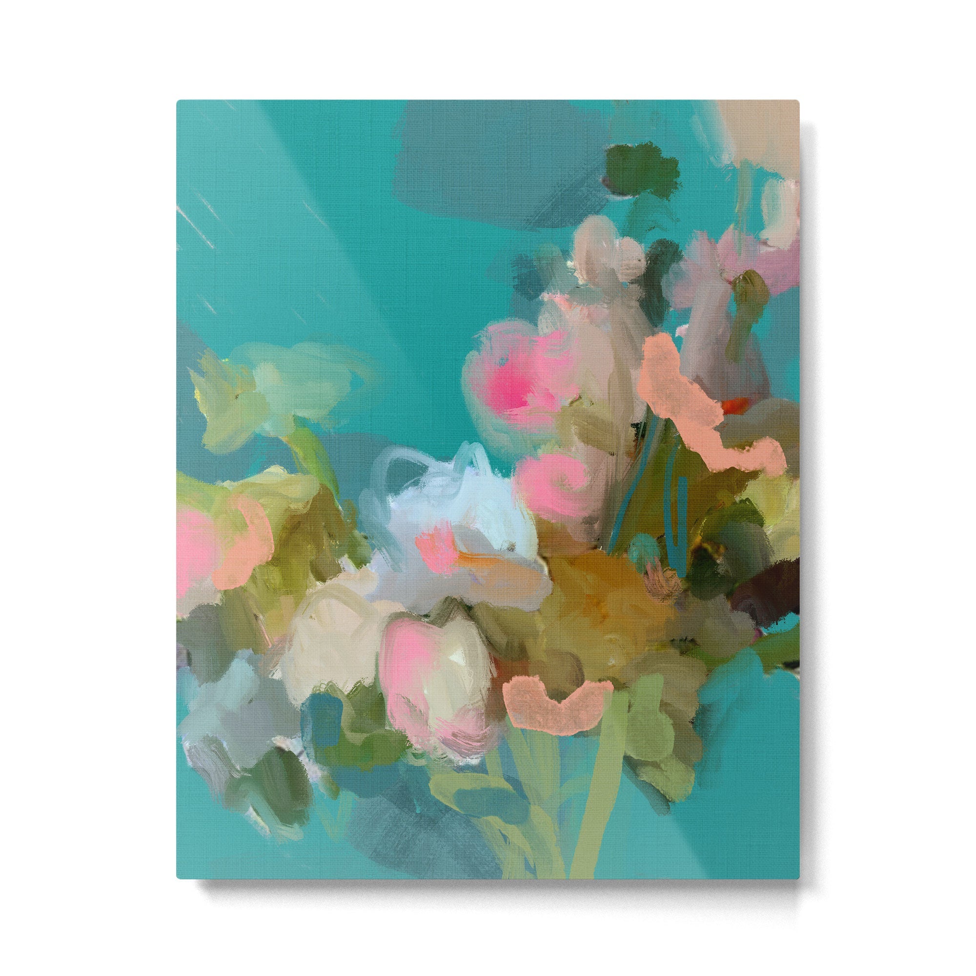 floral abstract 1 22 Metal Print | TeksDecor