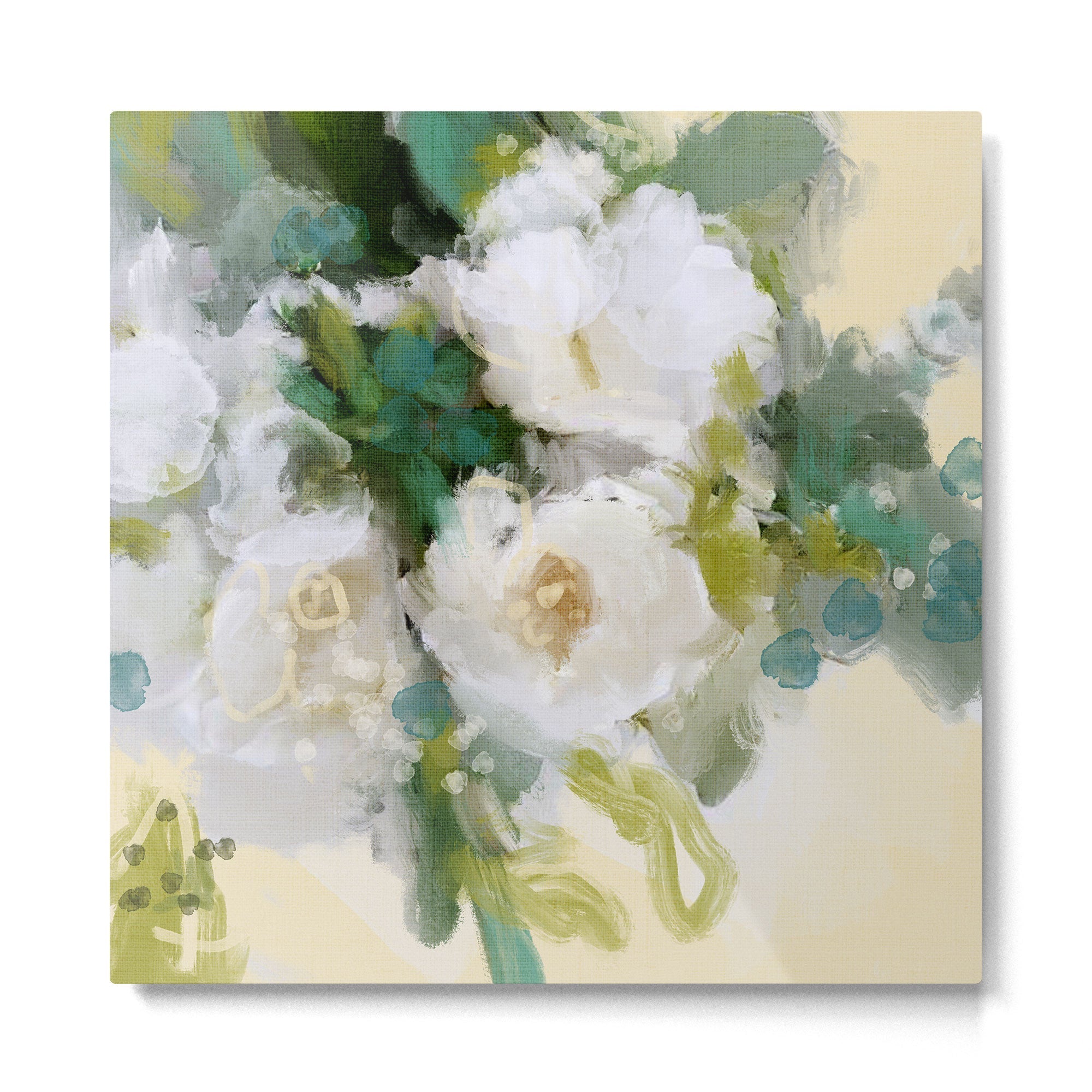 floral abstract 2 22 Metal Print | TeksDecor