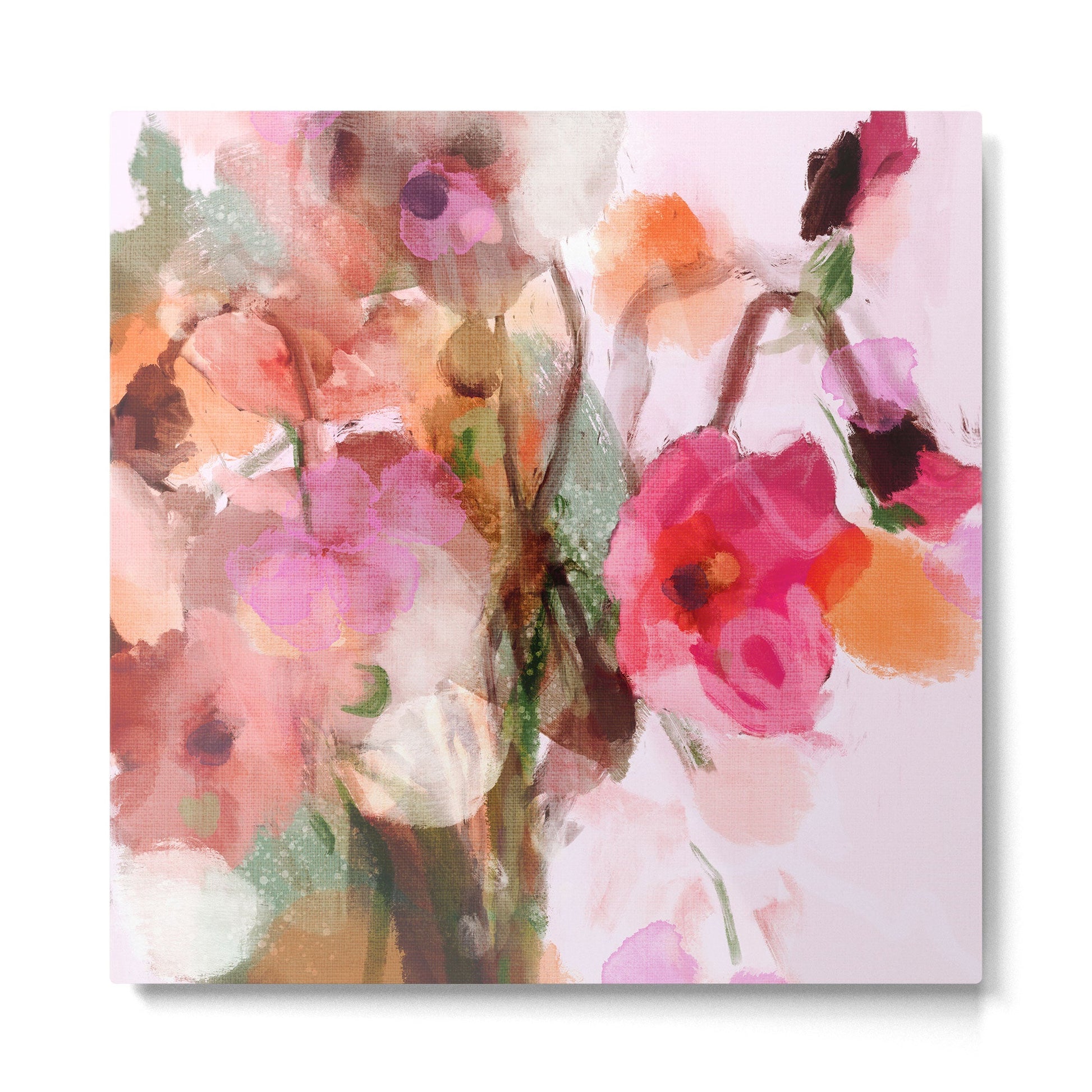 floral abstract 3 22 Metal Print | TeksDecor