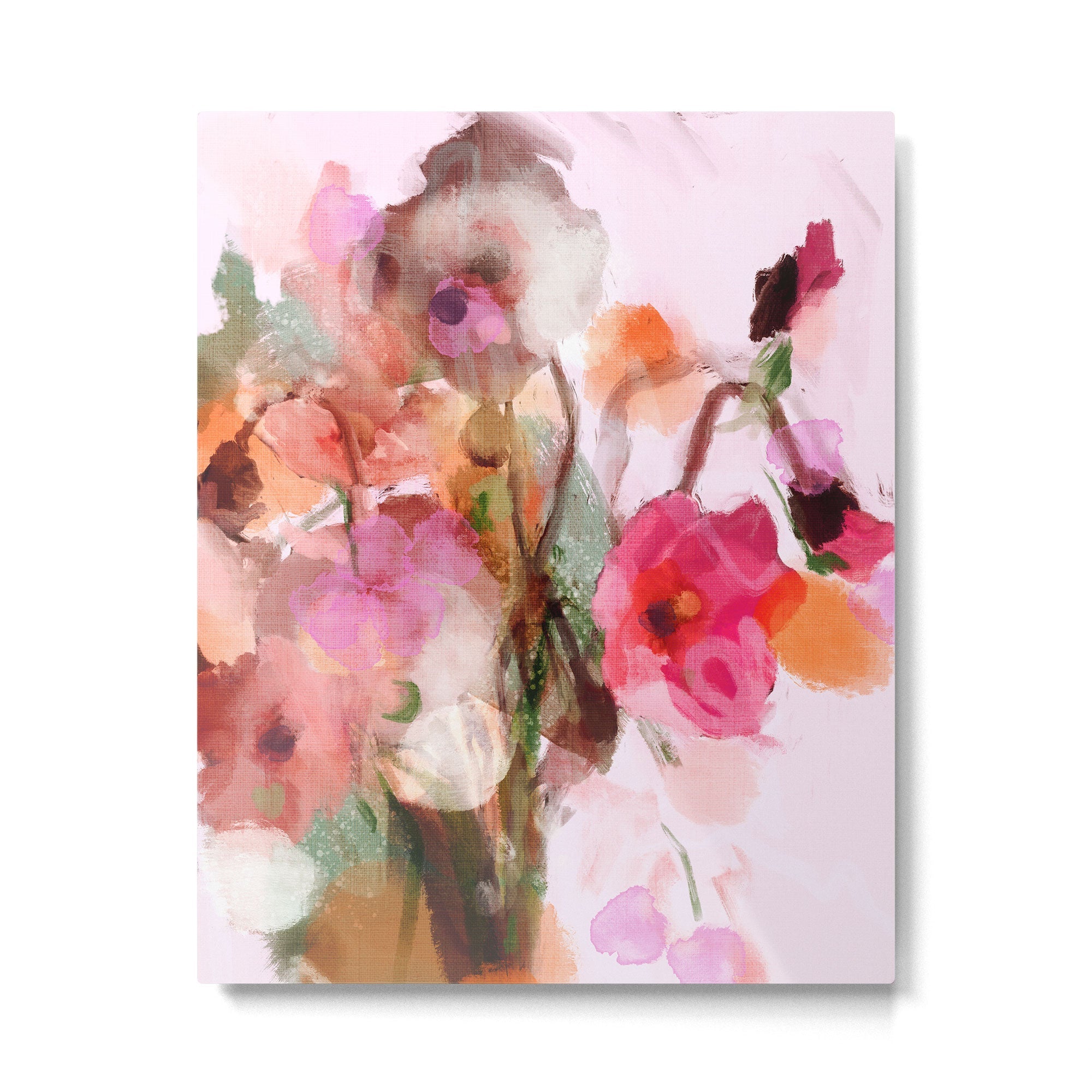 floral abstract 3 22 Metal Print | TeksDecor