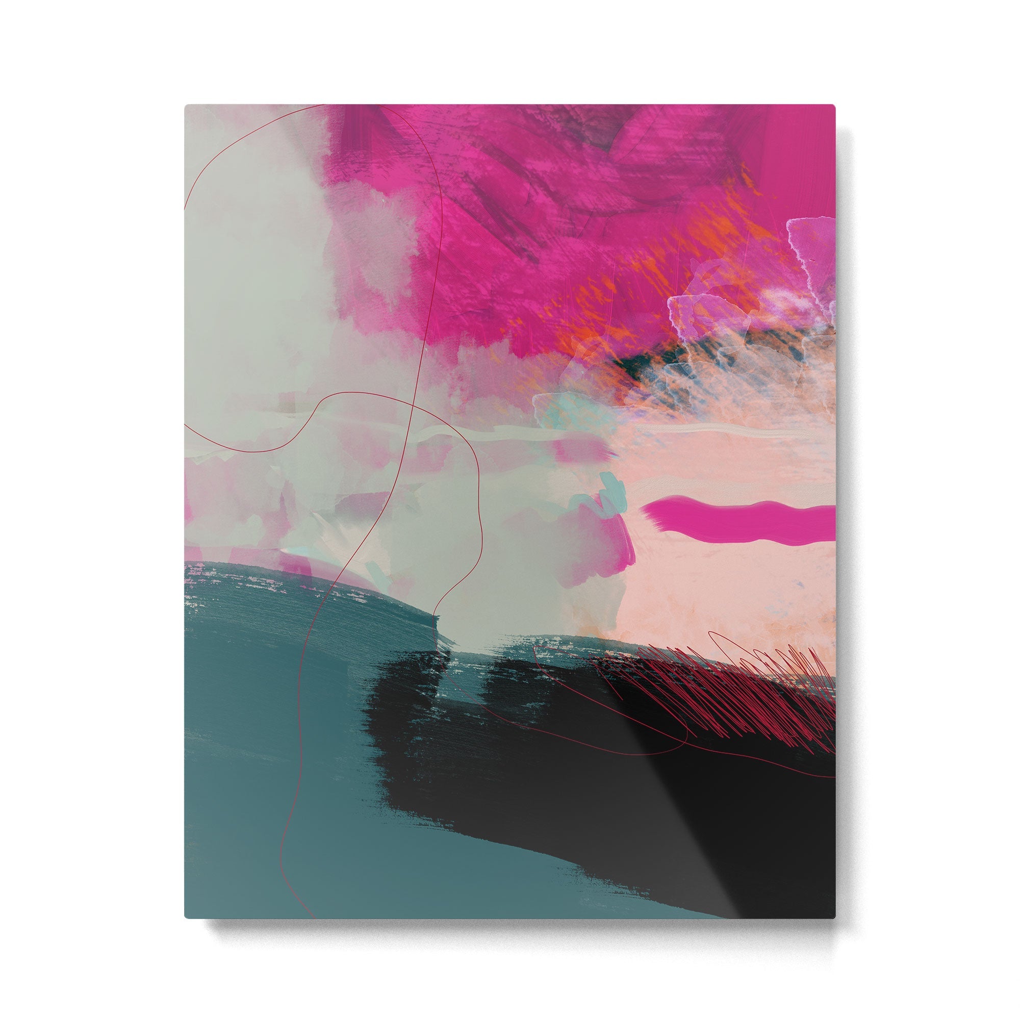 new abstract 1 Metal Print | TeksDecor