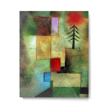 "Little Painting of Fir-Trees" by Paul Klee (1922) Metal Print | TeksDecor