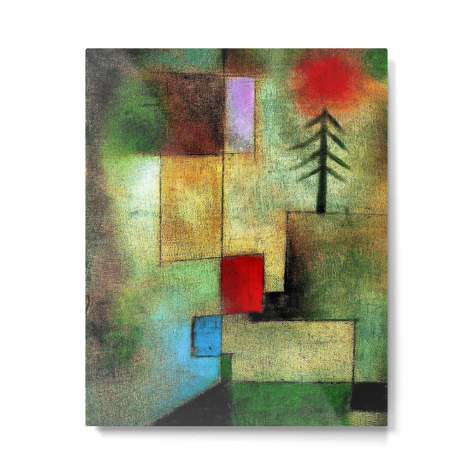 "Little Painting of Fir-Trees" by Paul Klee (1922) Metal Print | TeksDecor