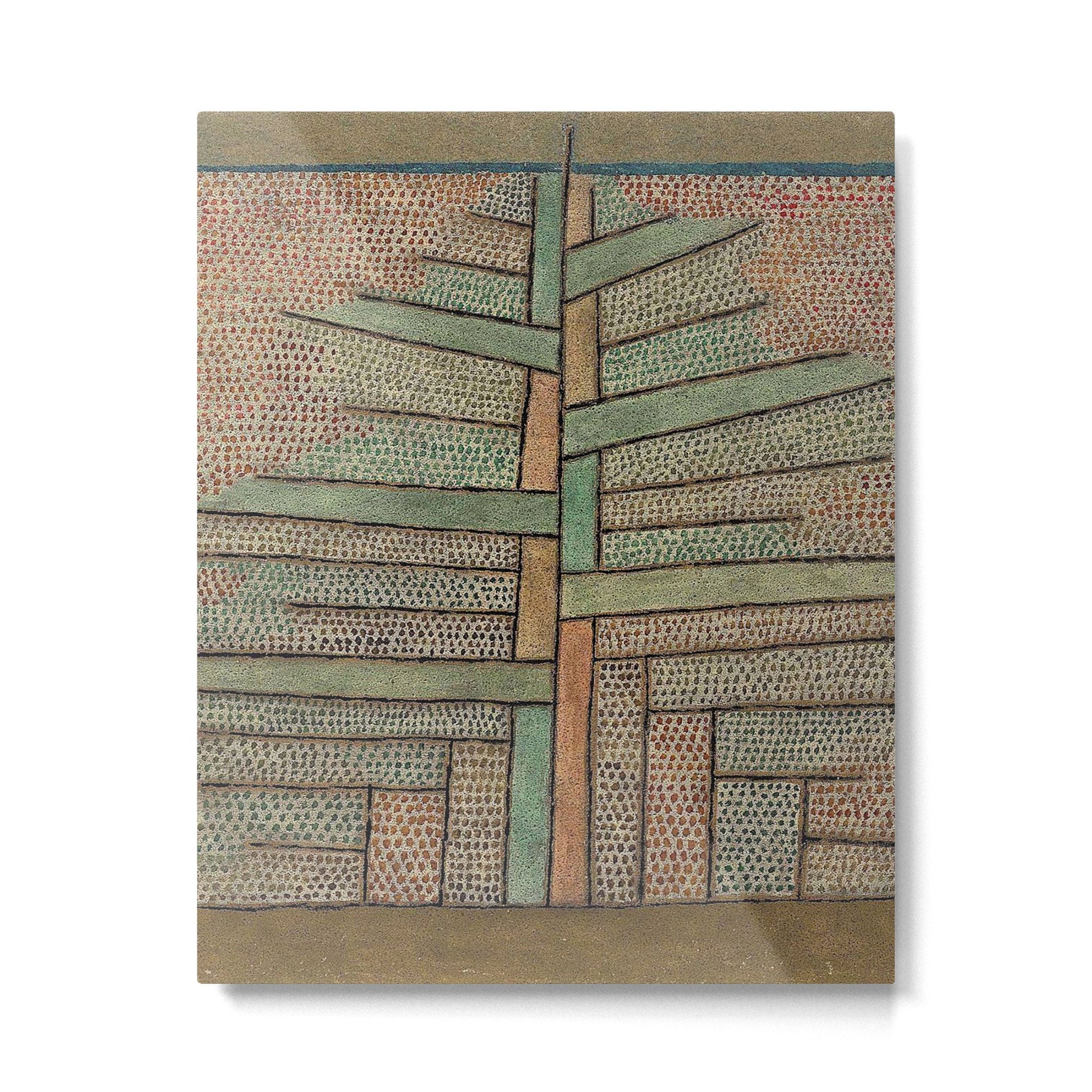 "The Pine Tree" by Paul Klee (1932) Metal Print | TeksDecor