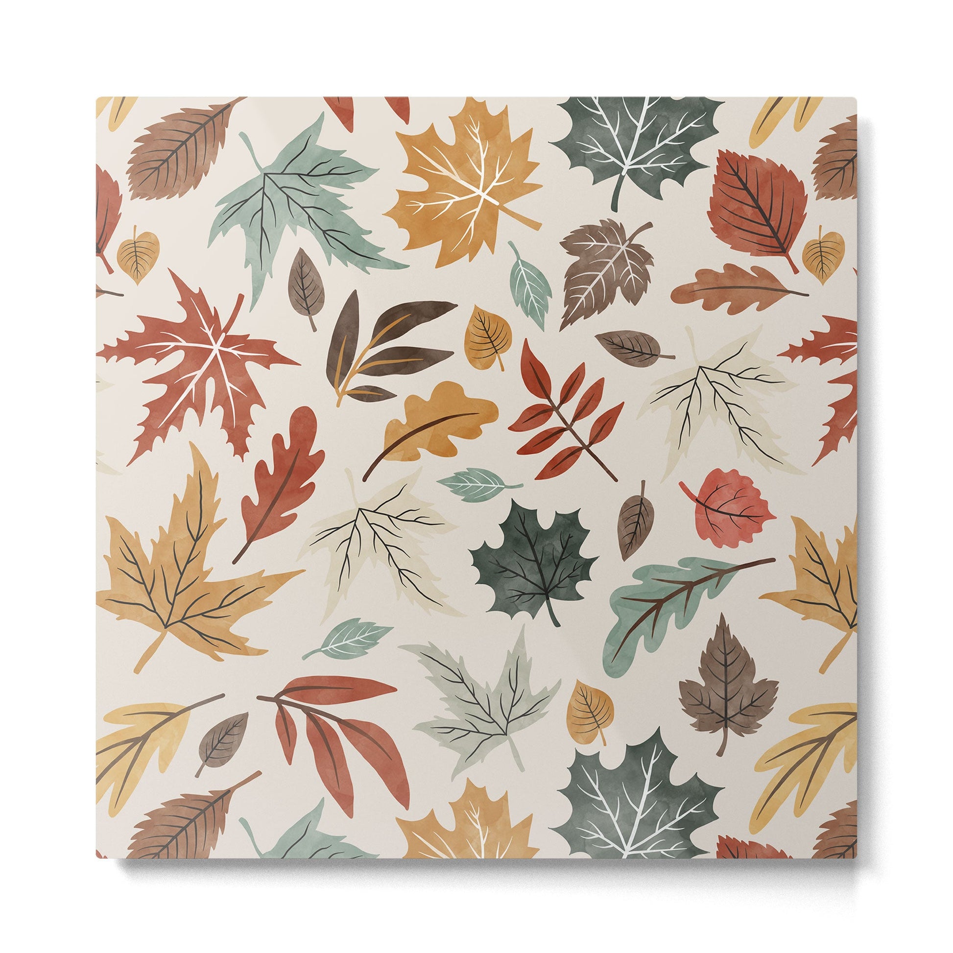 Autumn leaves fall IU Metal Print | TeksDecor