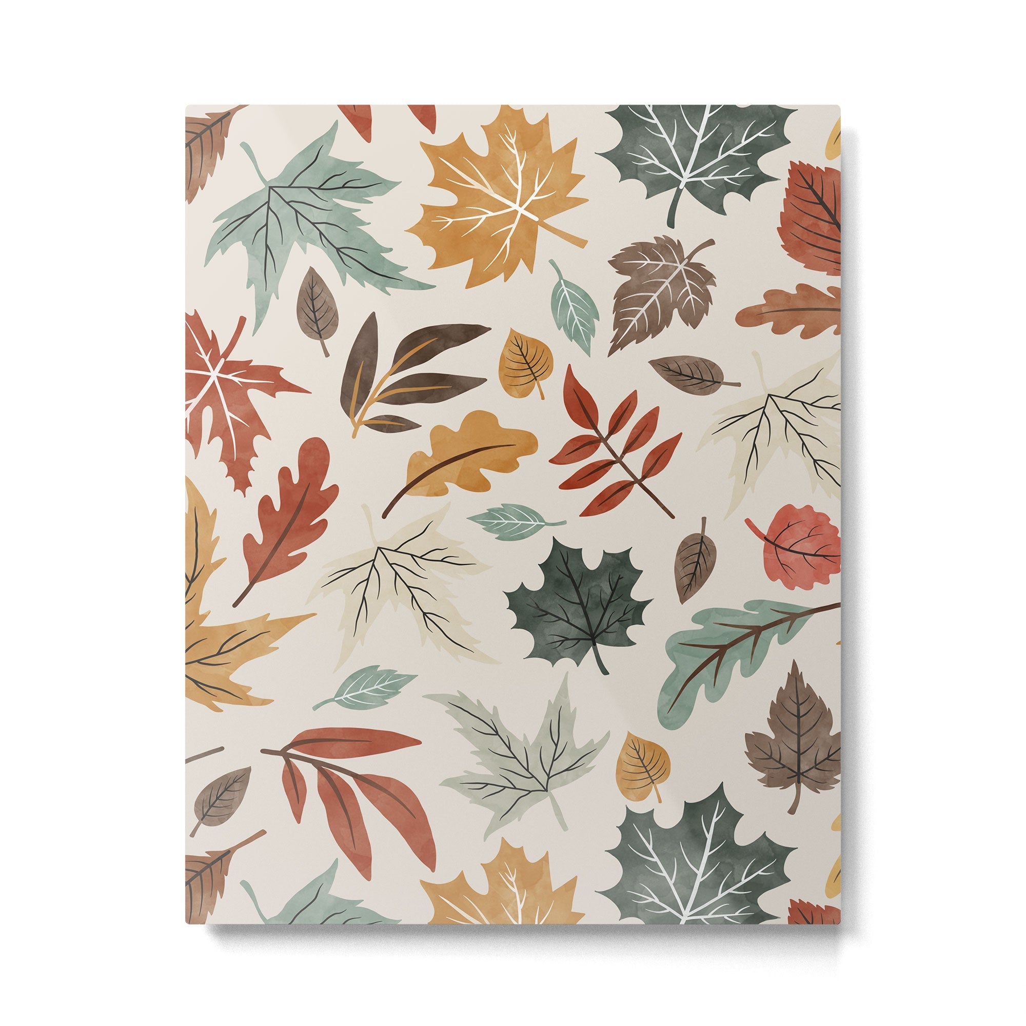 Autumn leaves fall IU Metal Print | TeksDecor