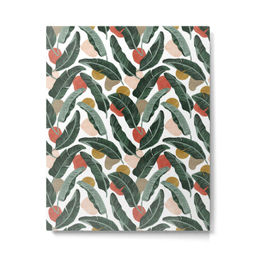 Modern banana leaf Metal Print | TeksDecor