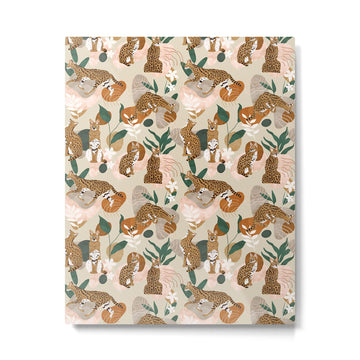 Serval cat abstract nature Metal Print | TeksDecor