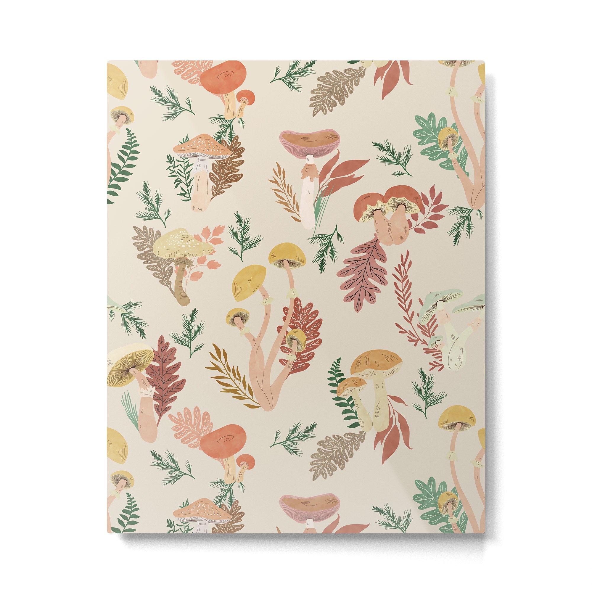 Wild mushrooms I Metal Print | TeksDecor