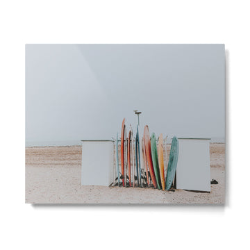 lets surf xxxiii / santa barbara, california Metal Print | TeksDecor
