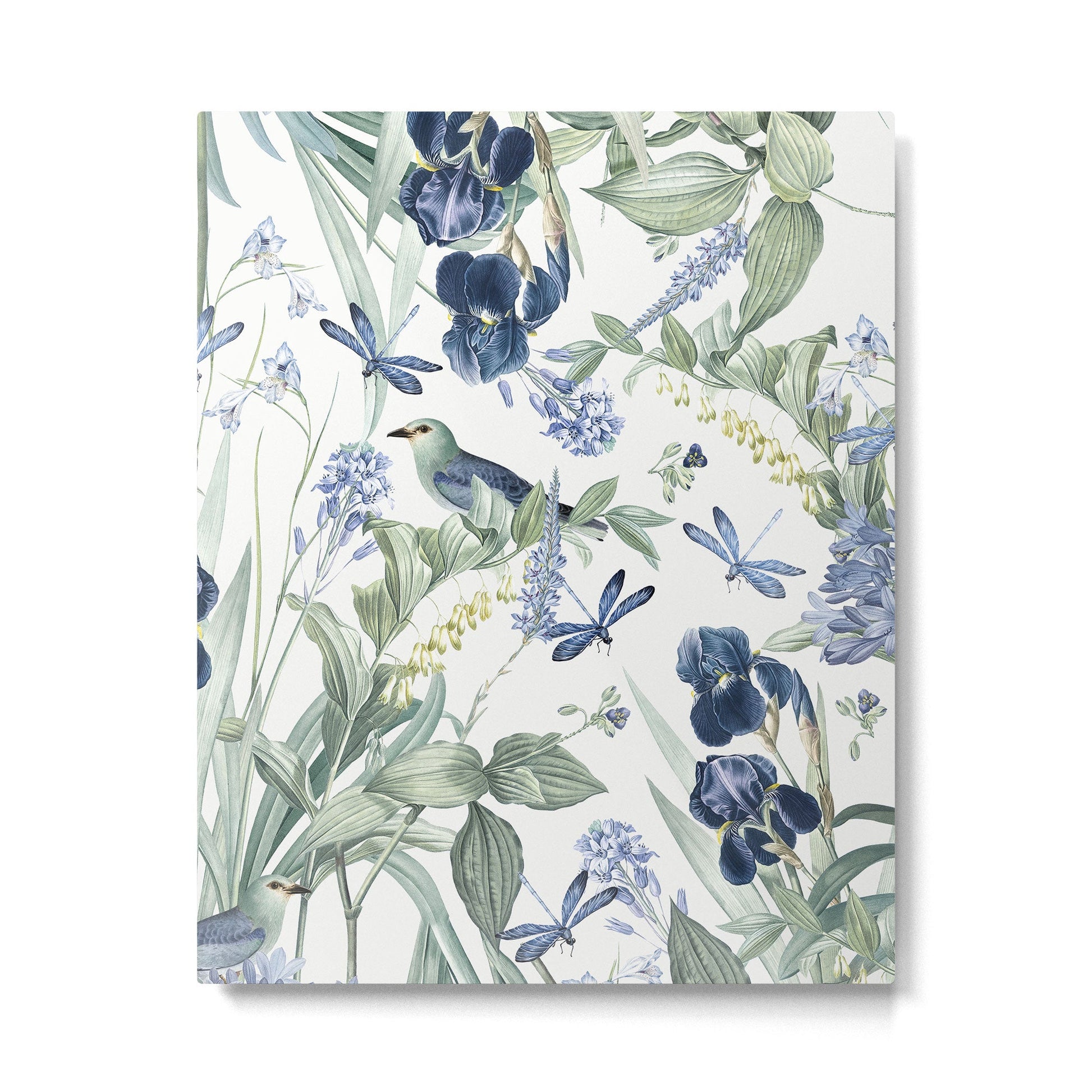 Beautiful Wildlife Garden Floral Metal Print | TeksDecor