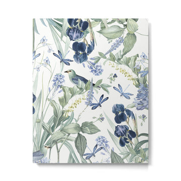 Beautiful Wildlife Garden Floral Metal Print | TeksDecor