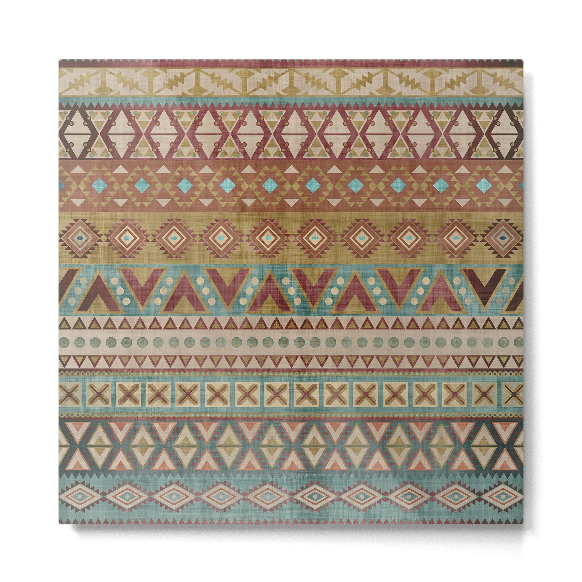 Country Western Boho Metal Print | TeksDecor