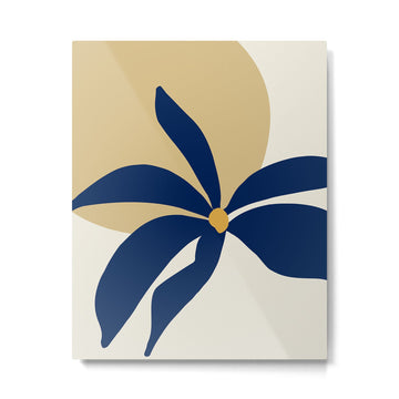 The Flower And The Sun, Floral Prints Metal Print | TeksDecor